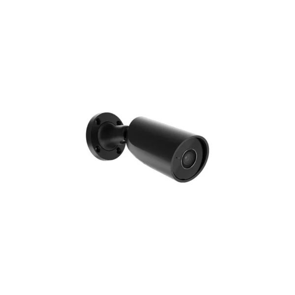 Camera supraveghere exterior IP Ajax BulletCam, 5 MP, 2.8 mm, IR 35 m, microfon, slot card,  detectie om/vehicul/animal prin AI, PoE, negru