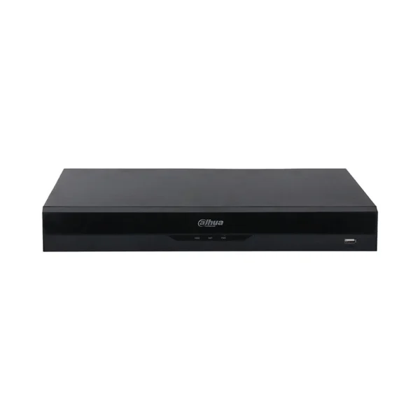 NVR Dahua NVR4208-8P-EI, 16 MP, 256 Mbps, 8x PoE, functii inteligente