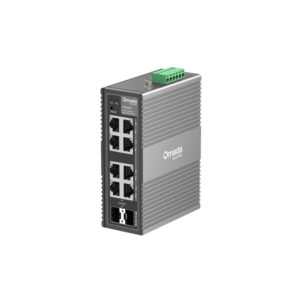 Switch industrial Gigabit TP-Link Omada IES208G, 8× porturi Gigabit RJ45, 16 Gbps, MAC 8K