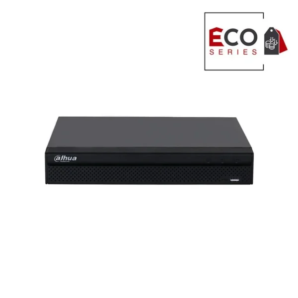NVR Dahua Eco Series NVR2104HS-P-4KS3, 4 canale, 12 MP, 80 Mbps, PoE