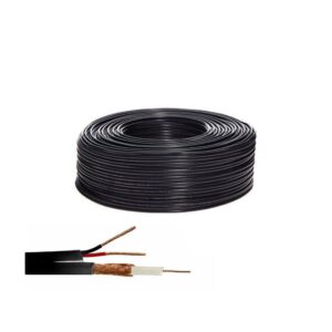 Cablu coaxial siamez RG59 + Alimentare LinkPower LINK-RG59+2C-100, 100 metri