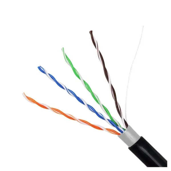 Cablu FTP CAT5E Cupru LinkPower LINK-OUTDOOR-FTP, exterior, 24 AWG, rola 305 m