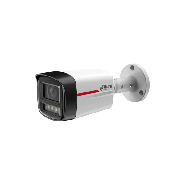 Camera de supraveghere IP Dahua WizSenseC IPC-HFW2449TL-S-PRO-0600B, 4 MP, 6 mm, Iluminare calda 50 m , microfon, slot card, PoE