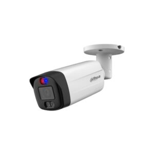 Camera supraveghere exterior cu iluminare duala Dahua Active Deterrence HAC-ME1809TH-A-PV, 8 MP, 2.8 mm, IR/lumina alba 40 m, microfon, alarma 120 dB, lumina avertizare