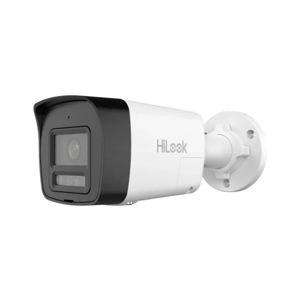 Camera supraveghere exterior IP Hybrid Light Hikvision Hilook IPC-B180HAP-LUF/SL(2.8MM), 8 MP, 2.8 mm, IR/Lumina alba 30 m, microfon si difuzor, sirena, slot card, PoE