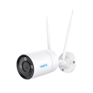 Camera supraveghere wireless WiFi 6 Reolink RLC-810WA Full Color W330, 4K, 4.0 mm, IR/lumina alba 30 m, microfon si difuzor, slot card, vizualizare de pe telefon
