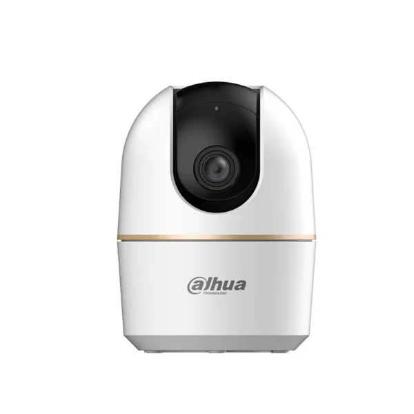 Camera supraveghere WiFi de interior Dahua H5A, Pan/Tilt 360, 5MP, WiFi 6, Vedere nocturna IR 10 m, Detectie AI persoane si animale, Urmarire automata, Patrulare presetata, Mod confidentialitate, Microfon si difuzor, Slot microSD