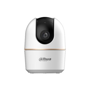 RESIGILAT - Camera supraveghere interior wireless WiFi PT Dahua DH-H5A, 5 MP, IR 10 m, microfon si difuzor, auto-tracking, detectie animale, alarma, 360 grade, slot card