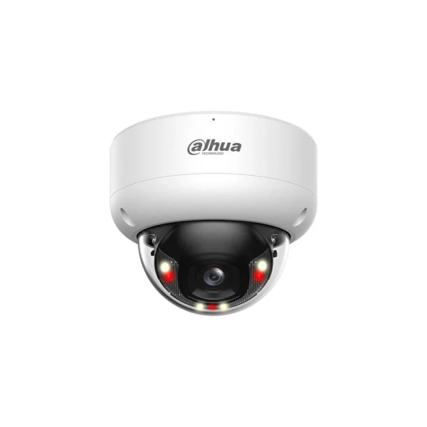 Camera supraveghere IP Dome cu iluminare duala Dahua AcuPick WizSense IPC-HDBW3849E-AS-IL, 8MP, 2.8 mm, IR/lumina alba 30 m, microfon, slot card
