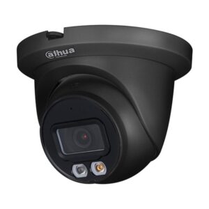 Camera supraveghere IP Dome cu iluminare duala Dahua IPC-HDW1439V-A-IL-0280B-BLACK, 4 MP, 2.8 mm, IR/lumina alba 30 m, microfon, detectie miscare, PoE, neagra