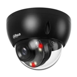 Camera supraveghere IP Dome cu iluminare duala Dahua WizSense IPC-HDBW2449E-S-IL-0280B-BLACK, 4 MP, 2.8 mm, IR/lumina alba 30 m, slot card, microfon, detectie miscare, PoE