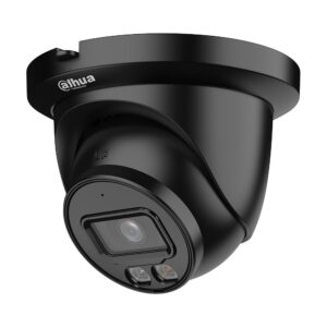 Camera supraveghere IP Dome cu iluminare duala Dahua WizSense IPC-HDW2649TM-S-IL-0280B-BLACK, 6 MP, 2.8 mm, IR/Lumina alba 30 m, microfon, slot card, PoE, neagra