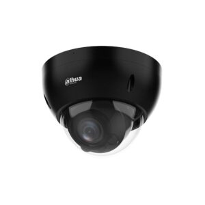 Camera supraveghere IP Dome Dahua WizSense IPC-HDBW2541R-ZAS-27135-S2-BLACK, 5 MP, 2.7 - 13.5 mm, motorizat, IR 40 m, slot card, microfon, detectie miscare, protectie perimetrala, PoE