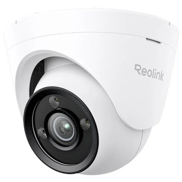 Camera supraveghere IP Dome Full Color Reolink CX820 ColorX P335X, 8 MP, 4 mm, night vision color, microfon si difuzor, lumina alba 30 m, slot card, sirena, protectie perimetrala, detectie om/vehicul/animal, PoE