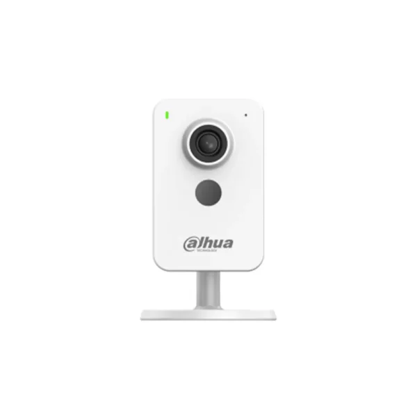 Camera supraveghere WiFi & PoE de interior Dahua C4K‑P, 4MP, WiFi 6, IR 30 m, Detectie AI persoane/vehicule, Comunicare bidirectionala, Alarma sunete anormale, Mod confidentialitate, Bluetooth pairing, H.265, Slot microSD, Design compact