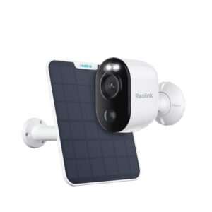 Camera supraveghere wireless cu panou solar Reolink Argus 3E B310, 3 MP, 4 mm, IR / lumina alba 10 m, WiFi, detectie persoane / vehicule / animale, acumulator 5200mAh, microfon, difuzor