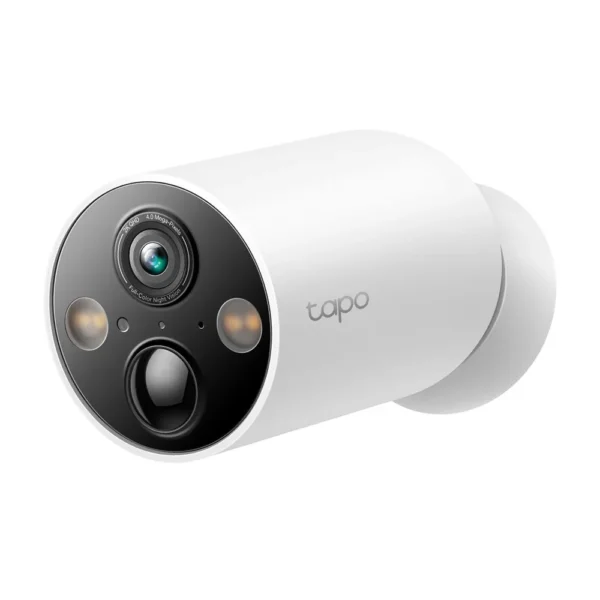 Camera supraveghere wireless IP WiFi TP-Link Starlight TAPO C425, 4 MP, IR 15 m, microfon si difuzor, slot card, control prin aplicatie, 10000 mAh, detectie smart, baza magnetica