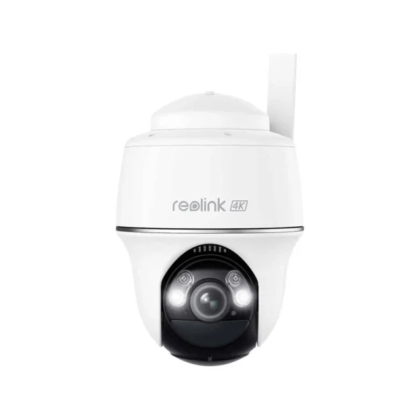 Camera supraveghere wireless rotativa GSM 4G LTE PT Reolink Go PT Ultra G440, 8 MP, IR/lumina alba 10 m, PIR 10 m, acumulator 6000 mAh, alarma personalizabila, microfon si difuzor, slot card, detectie om/vehicul/animal, vizualizare de pe telefon