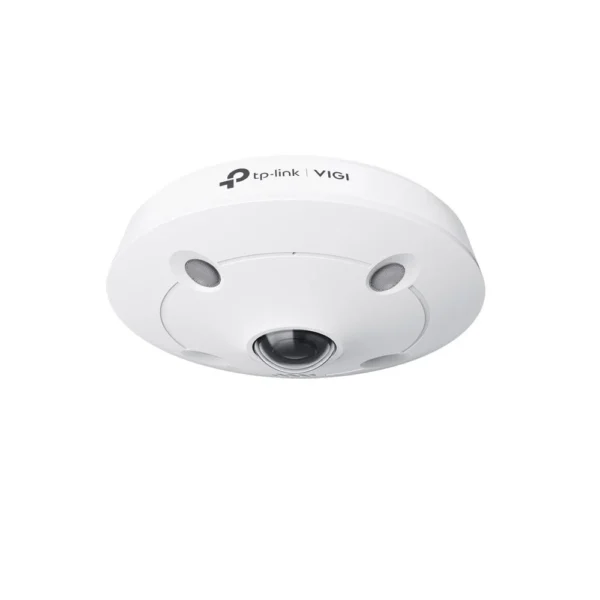 Camera supraveghere IP Dome Fisheye TP-Link VIGI InSight S655I, 5MP, 1.44 mm, IR 10m, microfon si difuzor, slot card, PoE