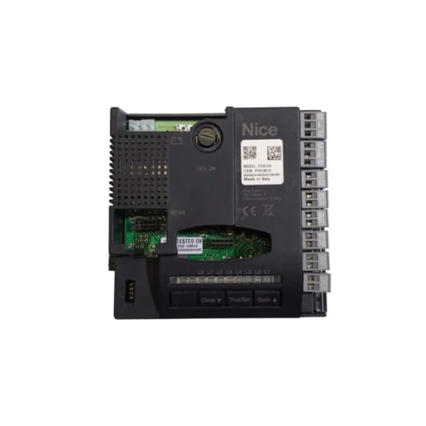 Unitate de comanda automatizari porti batante Nice SPPOA3R10, 24 V, BlueBus, compatibila Nice Hopp si Pop