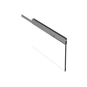 Clema din aluminiu pentru fixarea sticlei de 10 mm Motorline KIT F1 (mt)