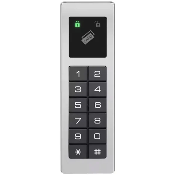 Incuietoare standalone cu tastatura pentru vestiare si dulapuri Secukey D14-A, cod PIN, cartela / tag, alarma, back-up extern