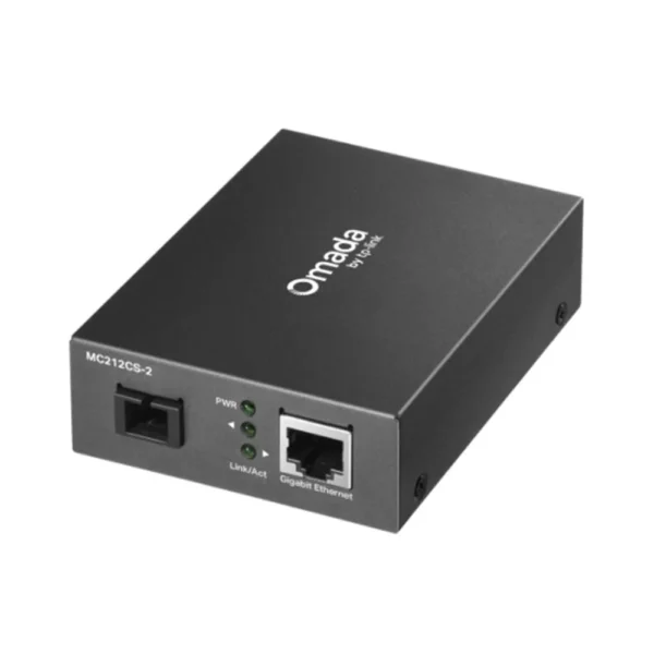 Convertor media Gigabit TP-Link Omada MC212CS-20, 1 Gbps, 20 km, SC/UPC, Single-Mode