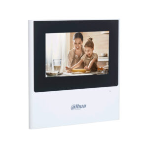Videointerfon de interior IP Dahua VTH2611L-WP, ecran tactil 4.3 inch, aparent, PoE