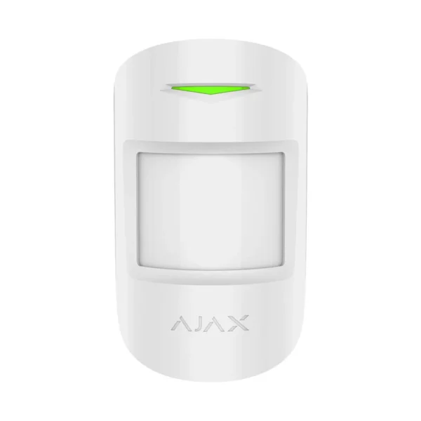 Detector de miscare wireless PIR Ajax MotionProtect WH, 12 m, 88 grade, pet immunity, 868 MHz, RF 1700 m