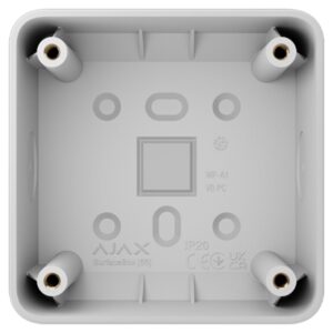 Doza montaj aparent Ajax SurfaceBox, compatibil LightSwitch si Outlet, alb