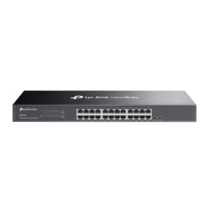Switch rackabil Gigabit cu 24 porturi Omada TP-Link DS1024G, 48Gbps, MAC 8K, fara management, plug and play