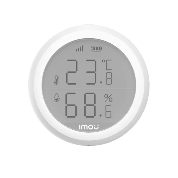 RESIGILAT - Senzor de temperatura si umiditate wireless Imou ZTM1, autonomie 1 an, protocol Zigbee, 1200 m