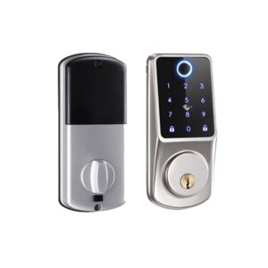 Incuietoare inteligenta WiFi Secukey D2-F, Mifare, amprenta, PIN, Bluetooth, aplicatie Tuya, control de la distanta