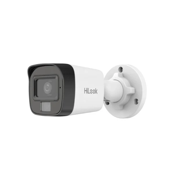 Camera supraveghere IP exterior cu iluminare duala Hikvision HiLook IPC-B120HA-LUC, 2MP, 2.8 mm, IR 20 m, lumina alba 15 m, microfon, PoE