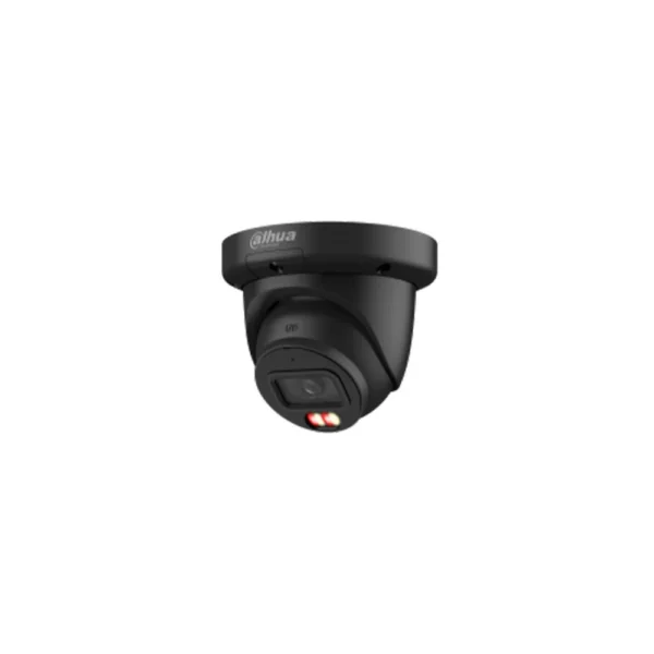 Camera supraveghere IP Dome cu iluminare duala Dahua WIzSense AcuPick IPC-HDW3849QM-S-IL, 8MP, 2.8 mm, IR/lumina alba 30 m, microfon, slot card, PoE, neagra