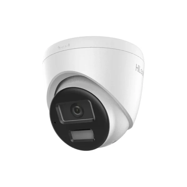 Camera supraveghere IP Dome cu iluminare duala Hikvision Hilook IPC-T220HA-LUFC/SL, 2 MP, 2.8 mm, IR 20 m, lumina alba 15 m, slot card, microfon, PoE