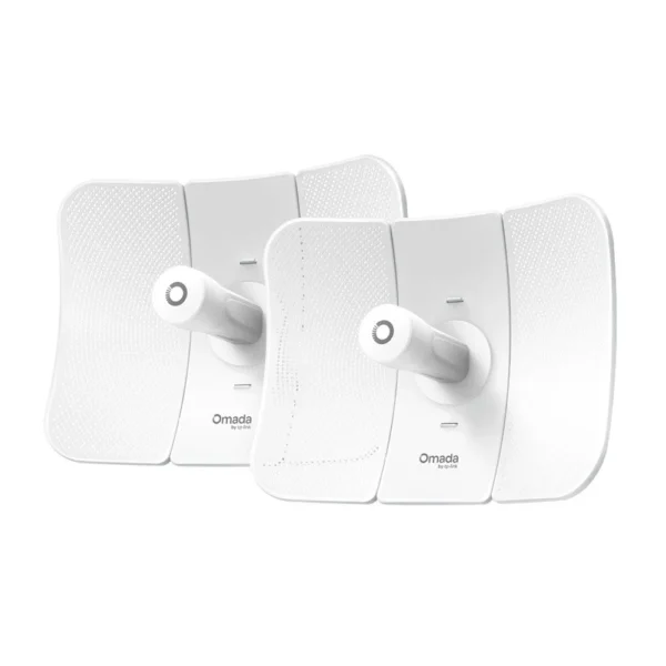 Kit Beam Bridge wireless ultra-range TP-Link Omada, 5GHz, 867 Mbps, exterior, transmisie 15 km, antene directionale, management de la distanta, plug and play, PoE