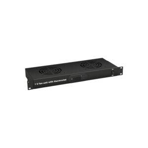 Termostat digital rackabil cu 2 ventilatoare LinkPower LINK-FAN-JG02, control temperatura, 1U, 19 inch, intrerupator