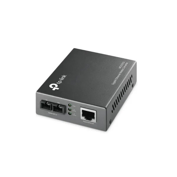 Media convertor TP-Link MC210CS, 10/100/1000 Gbps, 1 port SC/UPC, single-mod, 15 Km, montabil in rack