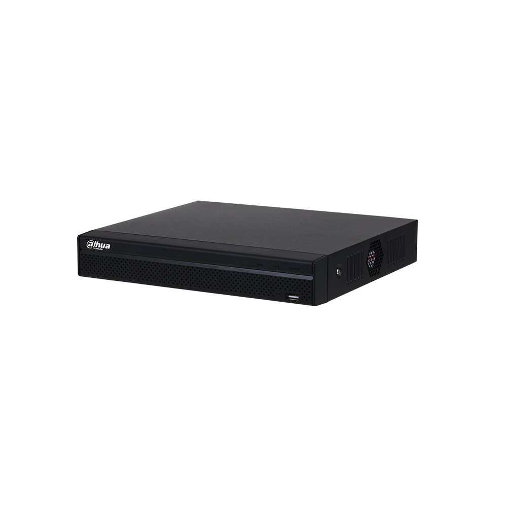 NVR Dahua NVR4108HS-8P-4KS3, 8 canale PoE, 12 MP, 160 Mbps, detectie faciala, protectie perimetrala, functii smart