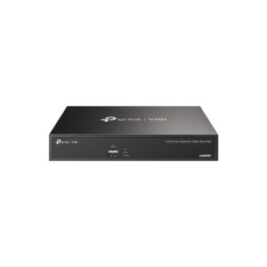 NVR TP-Link VIGI NVR1004H, 4 canale, 8 MP, 1 x HDD, HDMI, VGA