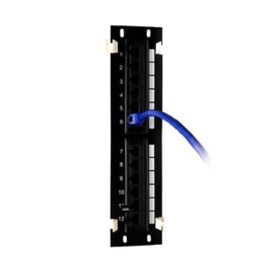 Patch pannel rackabil cu 12 module LinkPower LINK-PATCHPANNEL-5, Cat.5e, cablaj T568A/B