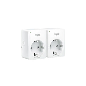 Priza smart WiFi TP-link Tapo P100(2-pack), 2.4 GHz, control de pe telefon