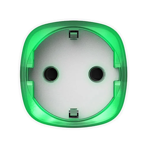Priza smart wireless Ajax Socket WH, 2.5 kW, indicator consum LED, 1000 m