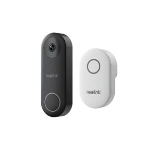 Sonerie video Reolink Video Doorbell WiFi D340W, 2K, slot card, night vision, vizualizare de pe telefon, detectie miscare