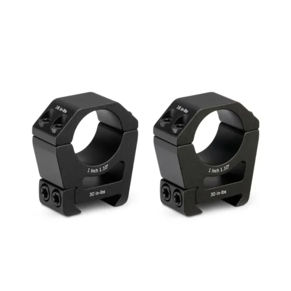 Set inele pentru luneta de 25 mm Vortex High SPT1-H