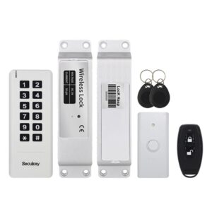 Sistem control acces wireless WS1 WHITE, 433 MHz, cod PIN, telecomanda, buton iesire, 100 utilizatori