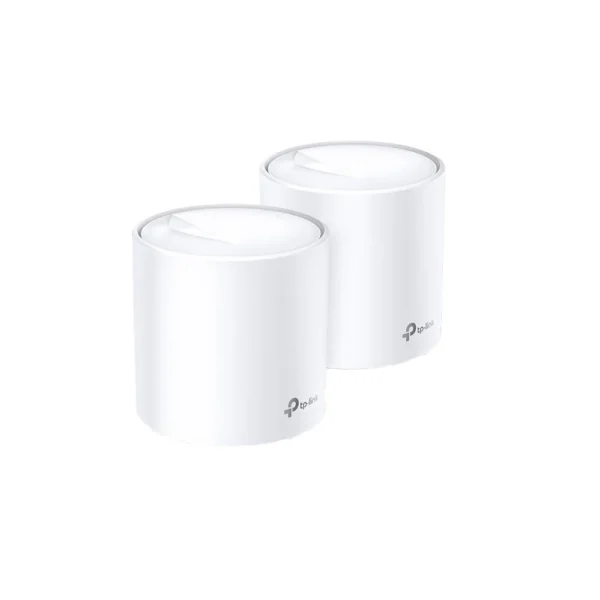 Sistem Mesh Gigabit Dual-Band TP-Link DECO X60(2-PACK), 2 porturi, 2.4/5.0 GHz, 2402 Mbps, 465 M, WiFi6