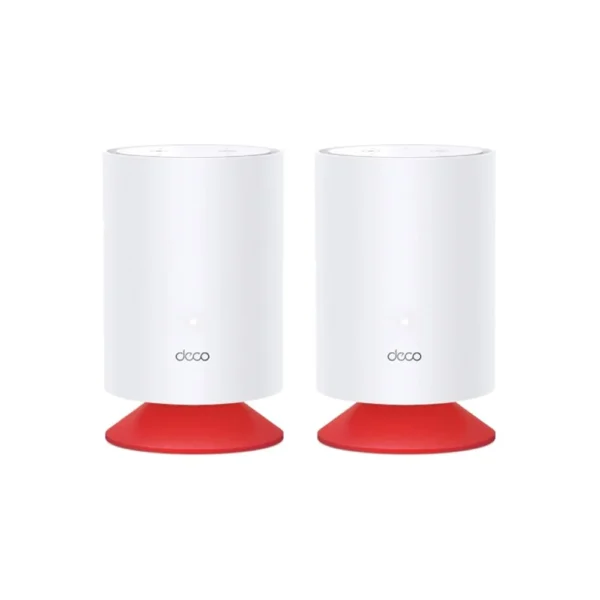 Sistem Mesh wireless Dual-Band Gigabit TP-Link DECO VOICE X20 2PK, 2.4/5 GHz, WiFi 6, 1Gbps, MU-MIMO, microfon