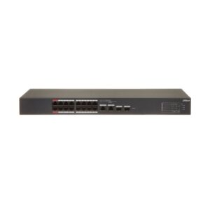 Switch rackabil cu 18 porturi Dahua CS4218-16ET-240, 16 porturi PoE, 10/100 Mbps, 2 SFP gigabit, cu cloud management